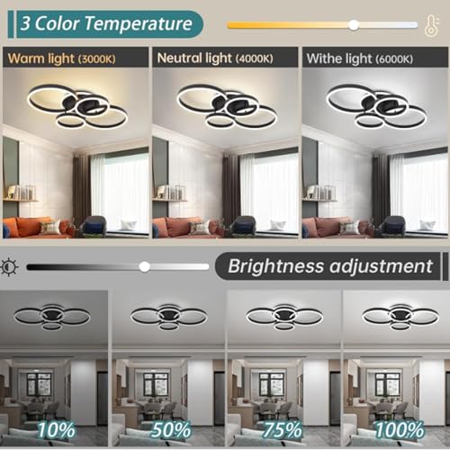 Plafonnier LED télécommande fini la lumière agressive dans le salon