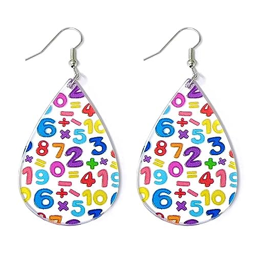 Azusa Sun Math Teardrop Earrings