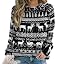Black White Reindeer