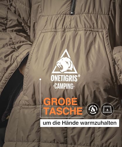 Poncho de camping avec isolation Thinsulate 3M couverture chaude - 5