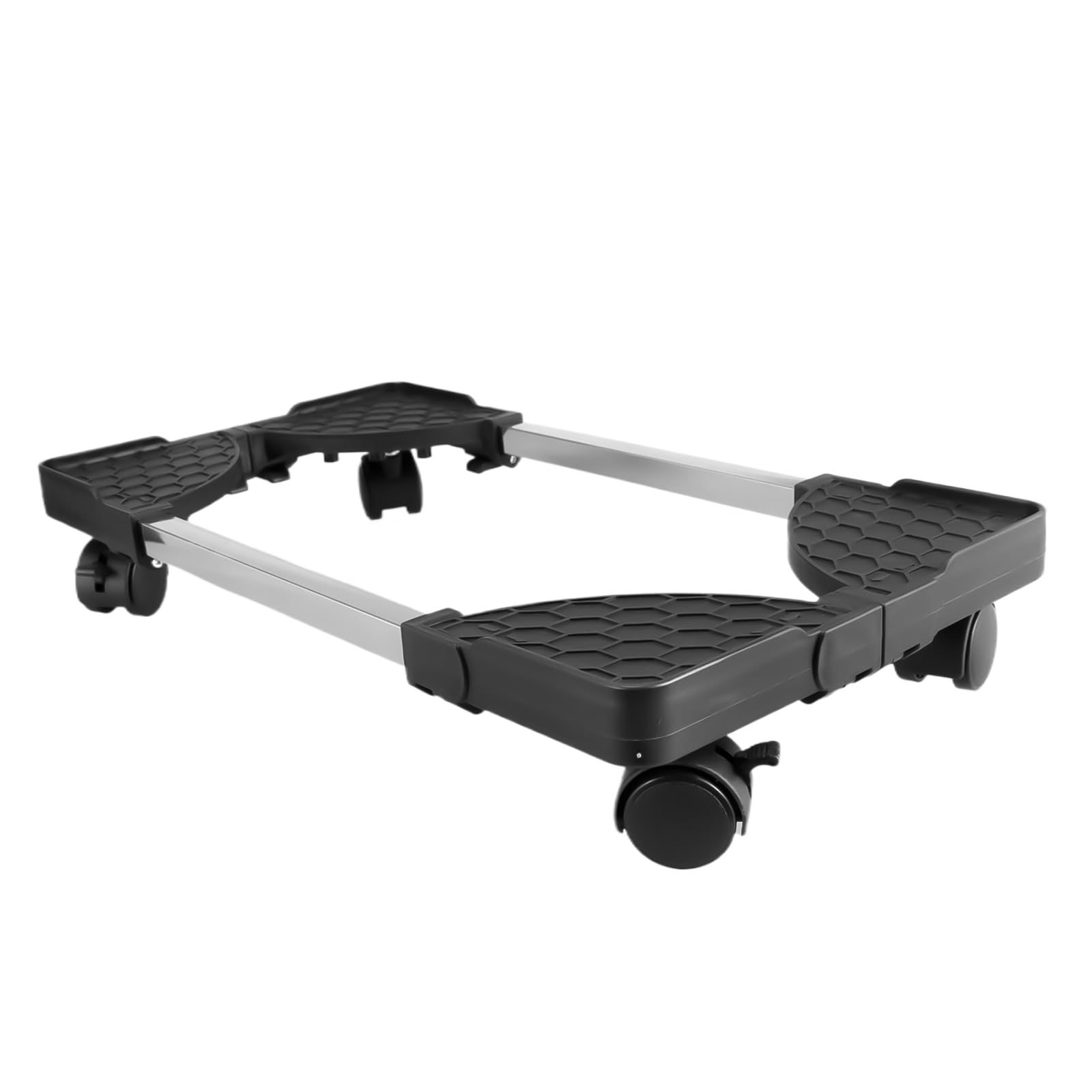 MARSTARKAVYMobile PC Cart Stand Replacement Computer Tower Metal Rolling Stand Adjustable Mobile CPUs Stand with 4 Casters Wheel