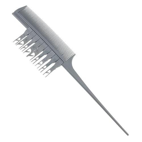 Miniatura 7 de SDENSHI Peluquería Seccionamiento Tejido Destacando Microbraiding Destacados Peine De Pelo - Plata