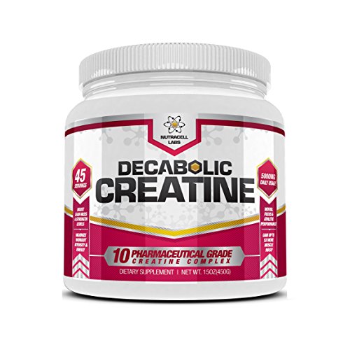 Decabolic Creatine : Powerful 10 Creatine BLEND Powder - Extreme Performance, Muscle Strength and Size Boost Supplement