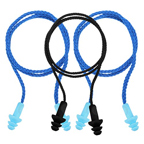 20 Pairs Corded Ear Plugs Reusable Silicone Earplugs Sleep Noise Cancelling For Hearing Protection (Color 3) #TOP6