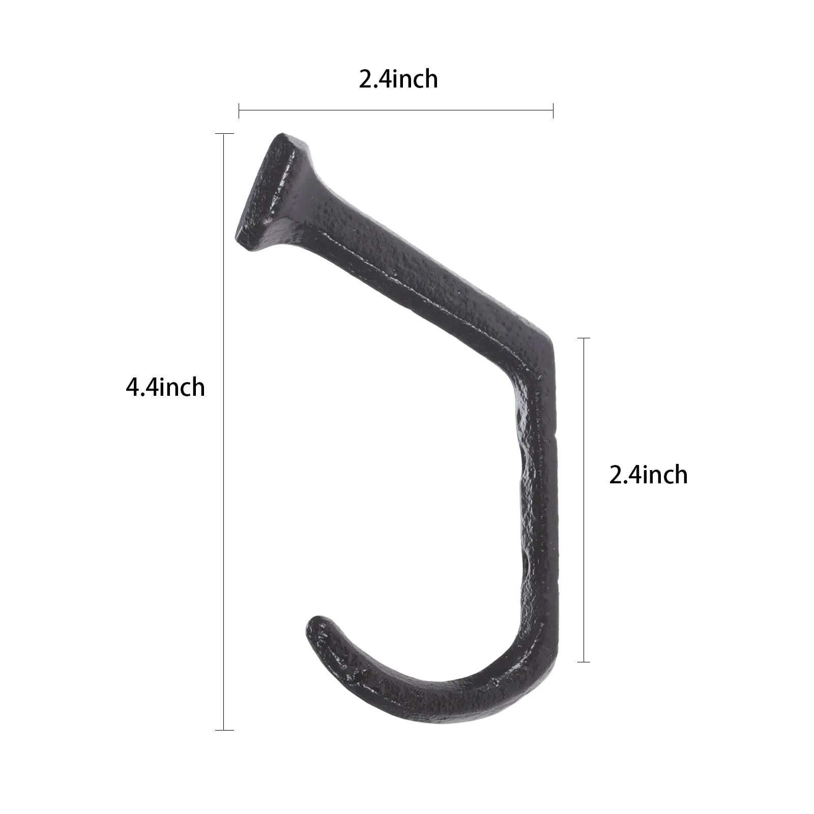 garderobenhaken 4/6/8/10PCS Gusseisen Große Mantel Haken Tür Schlafzimmer Kleiderbügel for Kleidung hut Tasche Handtuch Aufhänger Badezimmer Wand Rack