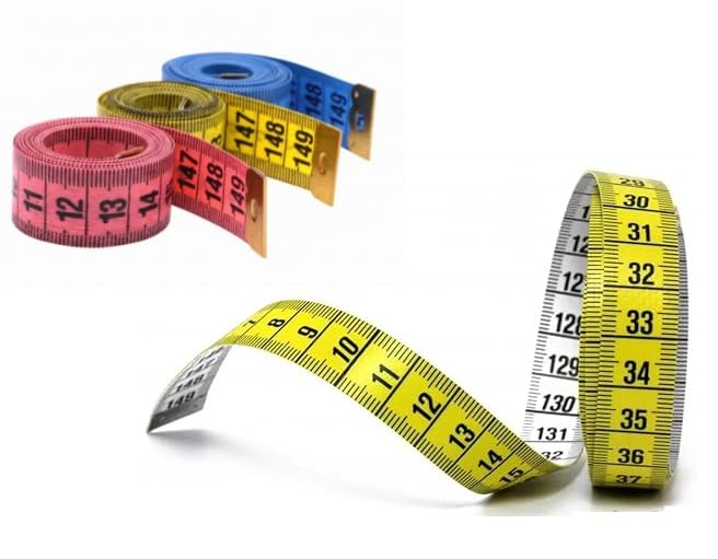 3 Adet 150 Cm Vücut Beden Ölçüm Metresi, Diyetisyen ve Terzi Mezurası
