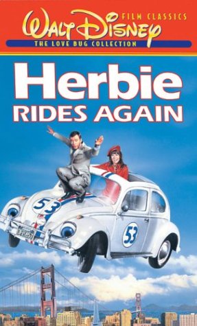 Herbie: Rides Again VHS americano para recuperar el cine clásico sin filtros digitales