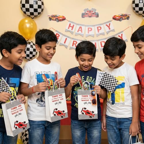 Image of Party Propz Car Theme Return Gifts For Birthday - 60 Pcs Car Theme Return Gifts For Kids | Car Key Chain | Slap Band | Eyeglasses | Key Chain |Return Gifts For 3-4 Years Old