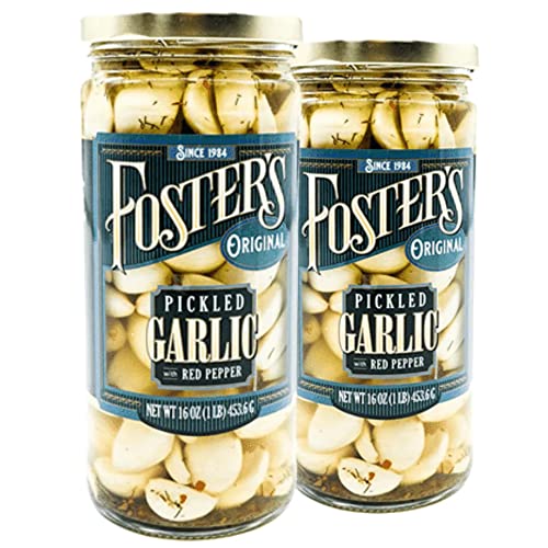 Foster's Pickled Garlic Cloves Original 16oz (2 Pack
