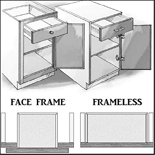 Berta (30 Pieces) Full Overlay Face Frame Soft Closing European Hinges, 110 Degree 2 Way Adjustable Clip On Concealed Kitchen Cabinet Door Hinges With Screws #TOP6