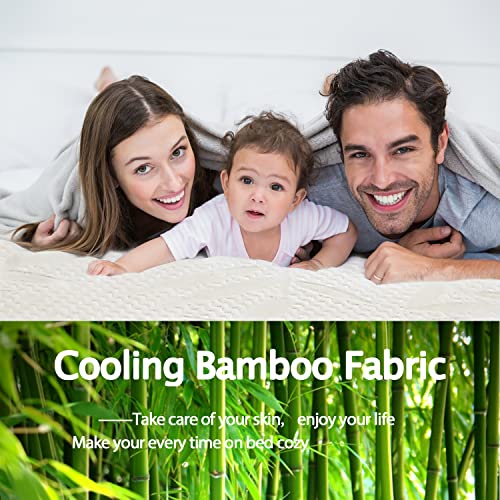 Twin Xl Bamboo Waterproof Mattress Pad Cover, Soft Breathable Cooling Mattress Pad Cover, Waterproof Mattress Protector Stretches Up To 21” Deep Pocket Tightly Fitted Mattress Protection #TOP5