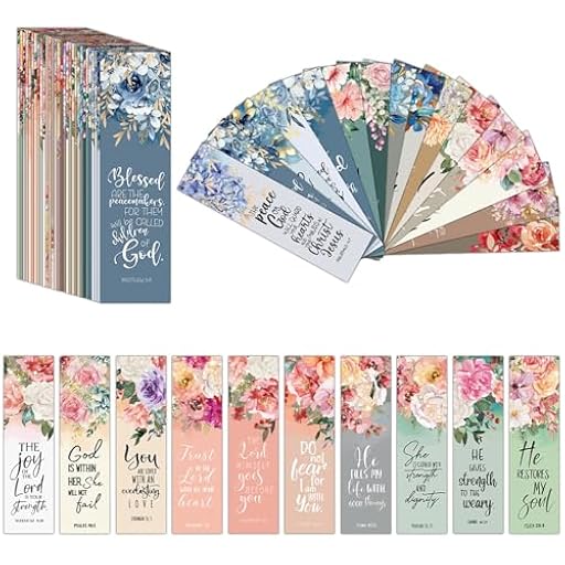 Gsrhzd Marcapaginas, 30 Piezas Biblia Punto de Libro de Papel, Marcapaginas Personalizado Cristianos, para Niños Adult | Ya disponible en tu tienda friki favorita! En mundofriki.es!