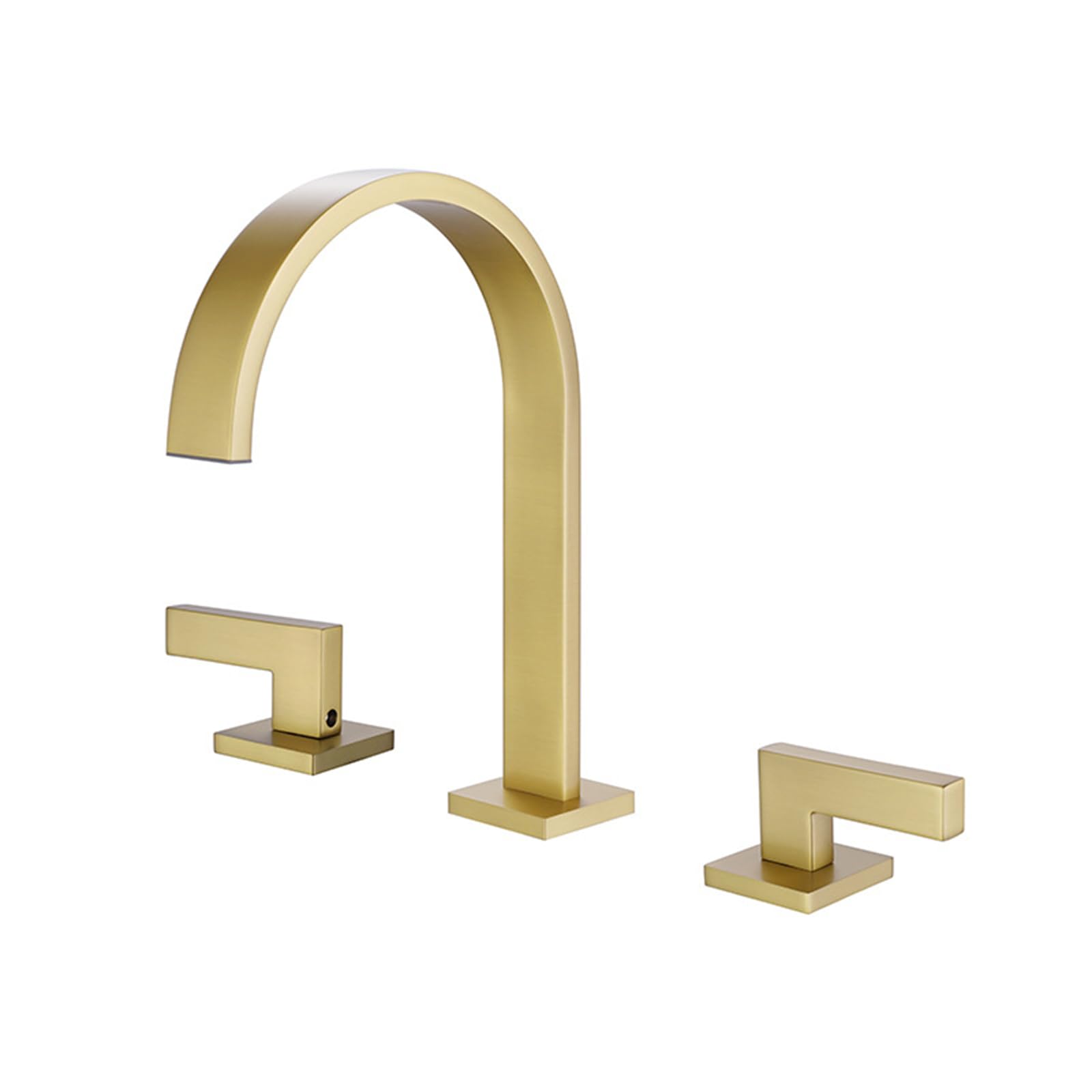 Rubinetti per lavabo a 3 Fori, rubinetti per Cascata Calda e Fredda per lavabo del Bagno, rubinetti per lavabo in Ottone a 3 Fori