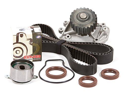 Evergreen TBK247WPT Compatible With 94-01 Acura Integra GSR Type-R VTEC 1.8 DOHC B18C1 B18C5 Timing Belt Kit Water Pump