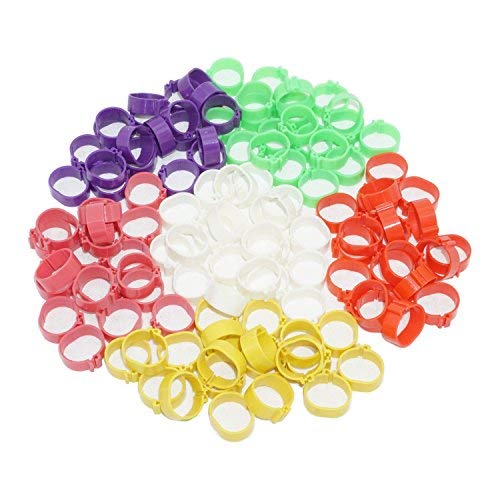 Geflügelband, Beinringe für Huhn, Henne, Ente und andere Standardrassen, 6 Farben, 120 Stück Cover