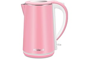 Electric Kettle with Pink Vibrancy