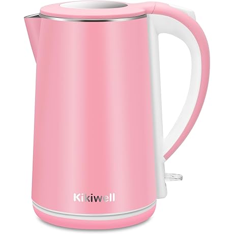 Electric Kettle with Pink Vibrancy