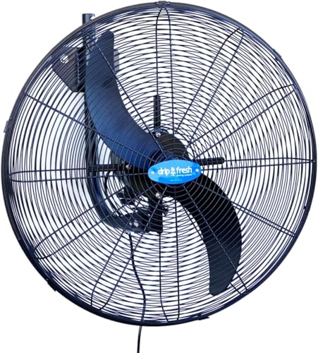 Drip&Fresh Ventilador 2 Palas 24" C/Soporte Pared IP55 200W