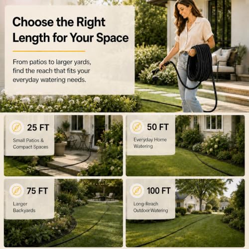 TheFitLife 50 FT Garden Hose, Heavy Duty, Lightweight, Kink-Free, Flexible - image 7