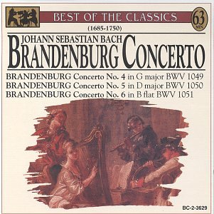 Brandenburg Concerti 4-6 [Audio CD] Bach, J.S.