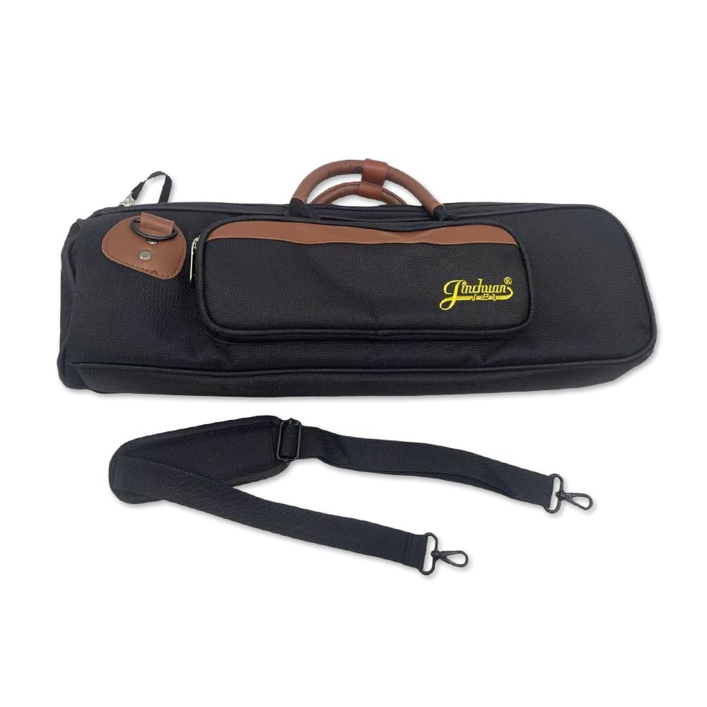 YoungMonic Professional Trumpet Big Case Waterproof Oxford Cloth Soft Carring Box Black