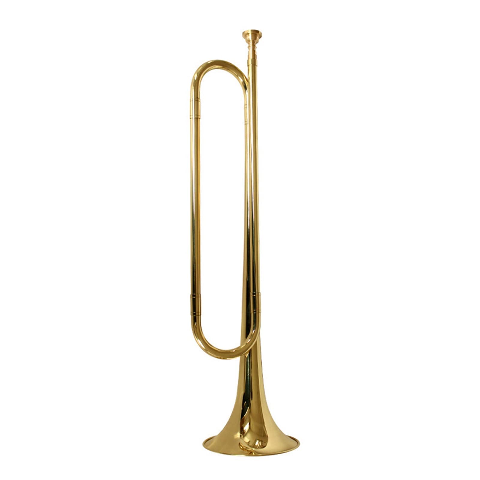 VSOLS Horn Trompete Professionelles Messinginstrument Bugle for Musical Gifts School Band Orchestra (Größe : 47cm)