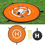 CAPART 29.5 inch Universal RC Drone Landing Pad, 75CM Foldable Landing Mat for DJI RC Drones, Mini 4 Pro Mini 3 Mini 3 Pro Mavic 2 3 Air 3 2 2S DJI AVATA DJI FPV Phantom Series