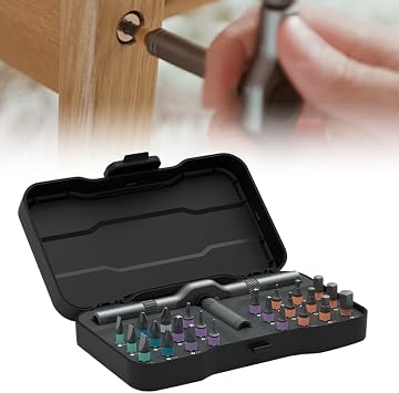 DIY Screwdriver 24 In 1, New 24 in 1 Magnetic Screwdriver Set Rotating Screwdriver Set, Multi-Function Magnetic Repair Tool with Detachable Handle for Professionals, Diy, Work and Maintenance 1