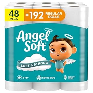 angel delicate printed toiletpaper 2 ply delicate sturdy and septic protected unscented