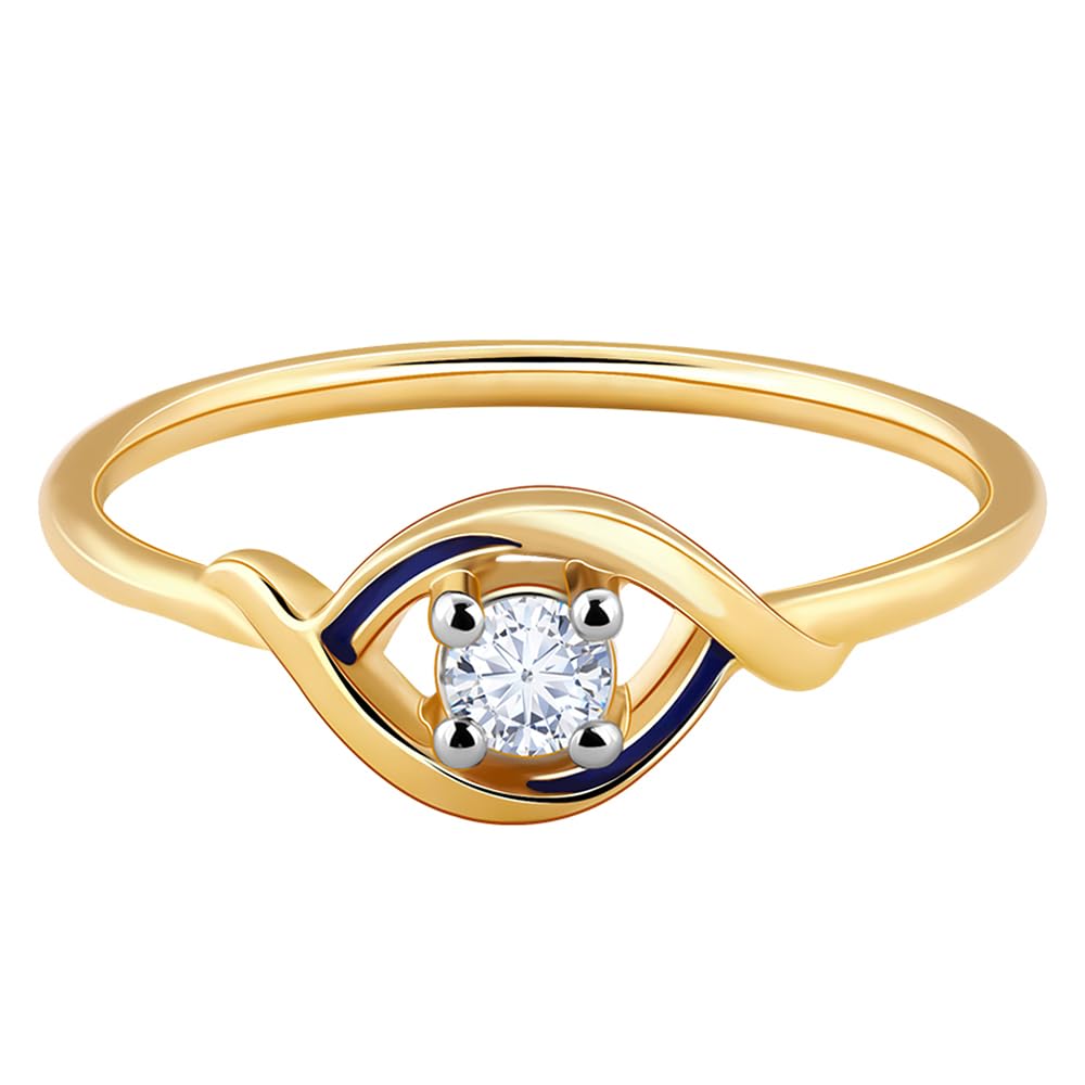 GIVA 18K Yellow Gold Lifelong Love Solitaire Diamond Ring,Indian - 15|Gold Gifts for Women & Girls| With Certificate of Authenticity & BIS-Hallmarked Gold Jewellery (B0DGXFJ4VN) Amazon Price History, Amazon Price Tracker