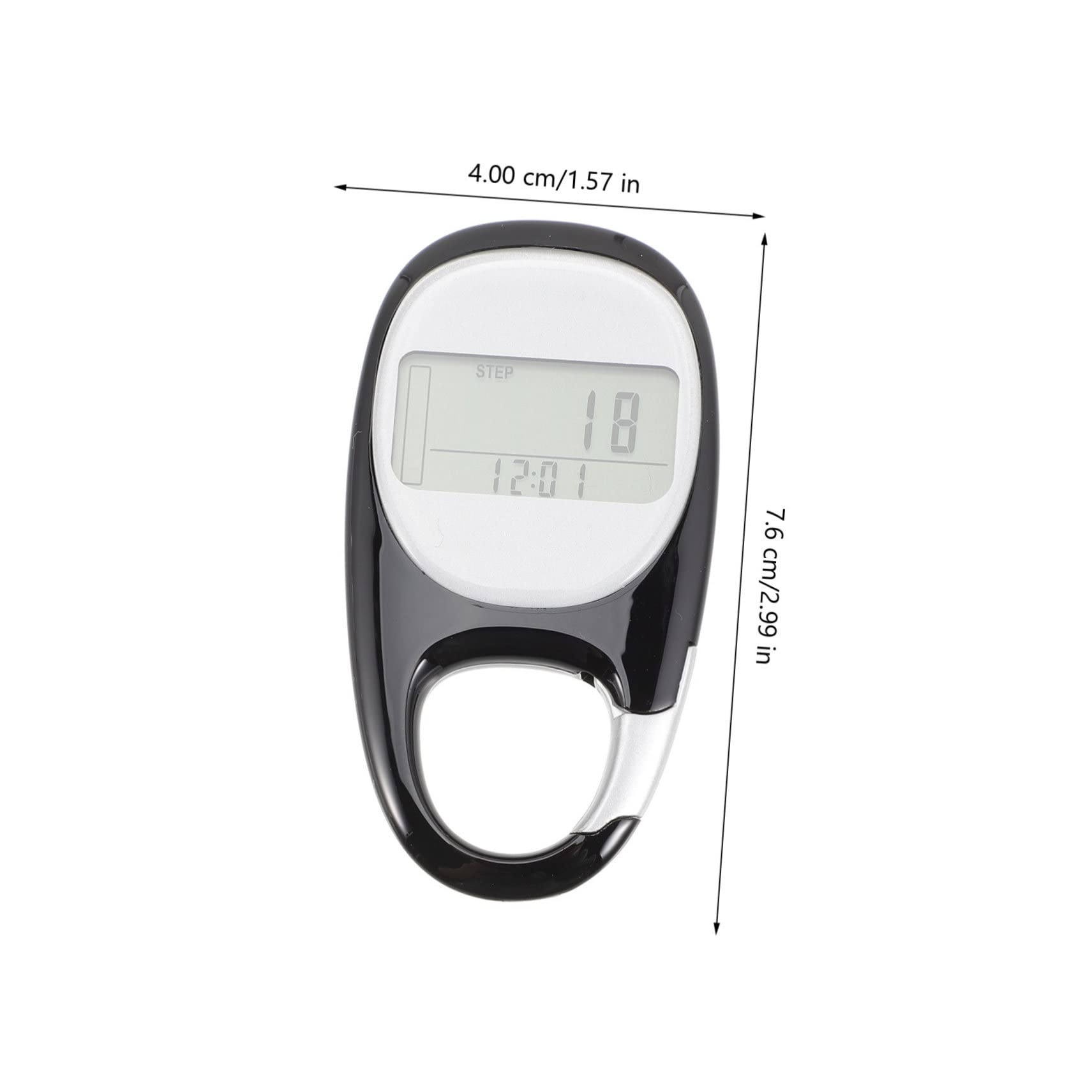 Toddmomy D Podomètre Compteur De Pas Podomètre Portable De Facile À Utiliser Montre De Marche avec Passomètre Portable Passomètre