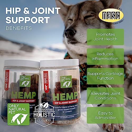 Only Natural Pet Hemp Hip & Joint Support Soft Chews for Dogs, 120 Count - Image 4