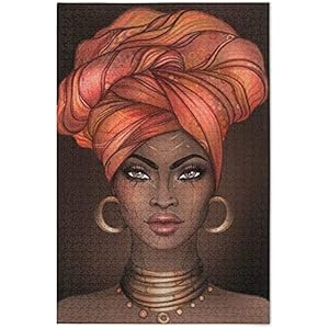 Jigsaw Puzzle 1000 Piece African American Pretty Girl Large
