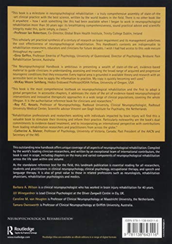 Neuropsychological Rehabilitation: The International Handbook