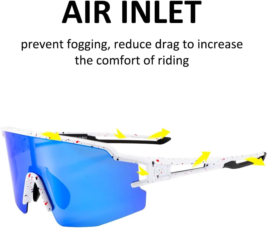 ROCKBROS Polarized Sunglasses for Men Women UV Protection Cycling Sunglasses Sport Glasses - Image 4