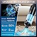 dormzie Handheld Vacuum Cordless, Car Vacuum with 16000Pa Powerful Suction, Lightweight at 1.3 lbs, Type-C Charge, Multiple Accessories, Rechargeable Vacuum Cleaners for Home Office Car Pet