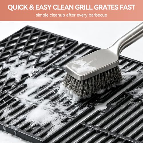 for Dyna-Glo DGH450CRP Grill Grates & Heat Plates Replacement Kit, Fits DGH450CRP DGH451CRP 4 Burner Grill, Cast Iron Cooking Grates + Porcelain Steel Heat Tents (70-01-911, 70-02-411, 70-02-412) by Gcostar - Image 7
