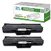 Produktbild InkJello kompatibe Toner Patrone Ersatz für Samsung ML-1660 ML-1665 ML-1670 ML-1675 ML-1860 ML-1865 ML-1865W SCX-3200 SCX-3205 SCX-3205W MLT-D1042S (Schwarz 2-Pack)