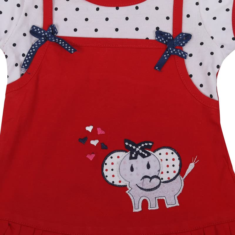 Image of NammaBaby Baby Girl's A-Line Mini Frock Dress (Pack of 1)