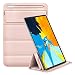Produktbild MoKo Schutzhülle Kompatibel mit iPad Pro 11, iPad 10.2 2019, iPad Air 3 10.5", iPad Pro 10.5, iPad 9.7, PU Lederhülle Schutztasche Protective Sleeve, Tri-fold Stand Case mit Stifthalter - Rose Gold