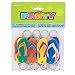Flip Flop Keychain Party Favors, 12ct