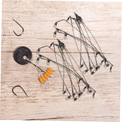 Cable líder para pesca VANZACK de acero inoxidable y nailon 15 cm miniatura 5