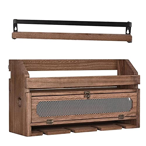 Leefasy Suporte Parede Rack de Vinho Prateleira de Armazenamento Pendurado