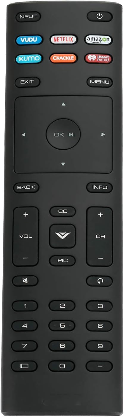 Télécommande XRT136 VIZIO double pack avec transmission infrarouge