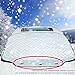 VIVVAUTO Magnetic Car Windshield Cover for Ice and Snow, Hail / 3 Magnets and Inside Buckle Belt. Most Secure Fitting and Easiest Installation/Waterproof, 4 Layer Soft Scratch-Free, Padded Liner