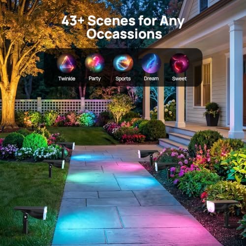 Linkind Smart Solar Motion Spotlights SL5 Upgraded,APP Control Solar Lights - 3