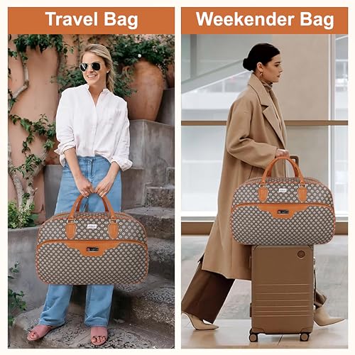Image of Ayaha Large Travel Duffle Bag, Air Bag for Men and Women Cabin Luggage Bag Weekender Stylish Travel Bag with Detachable Shoulder Strap 47 litres (TB-8-P3)