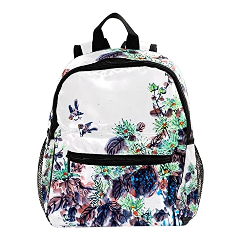 Sac à dos garçons filles floral blanc 30,5 cm : fini les bretelles qui glissent du dos