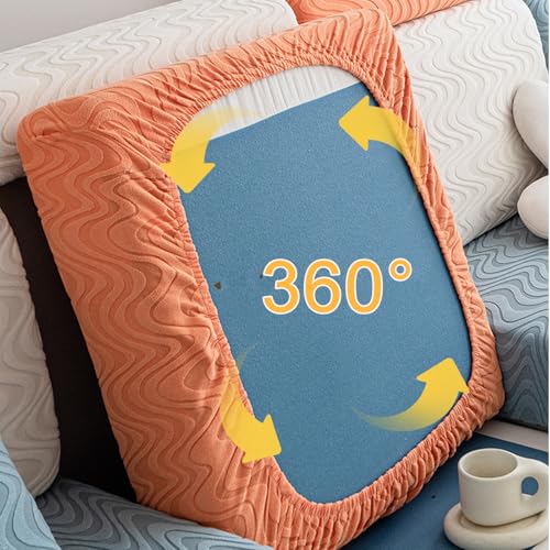 Housse de canapé élastique extensible grand format lavable pour animaux - 4