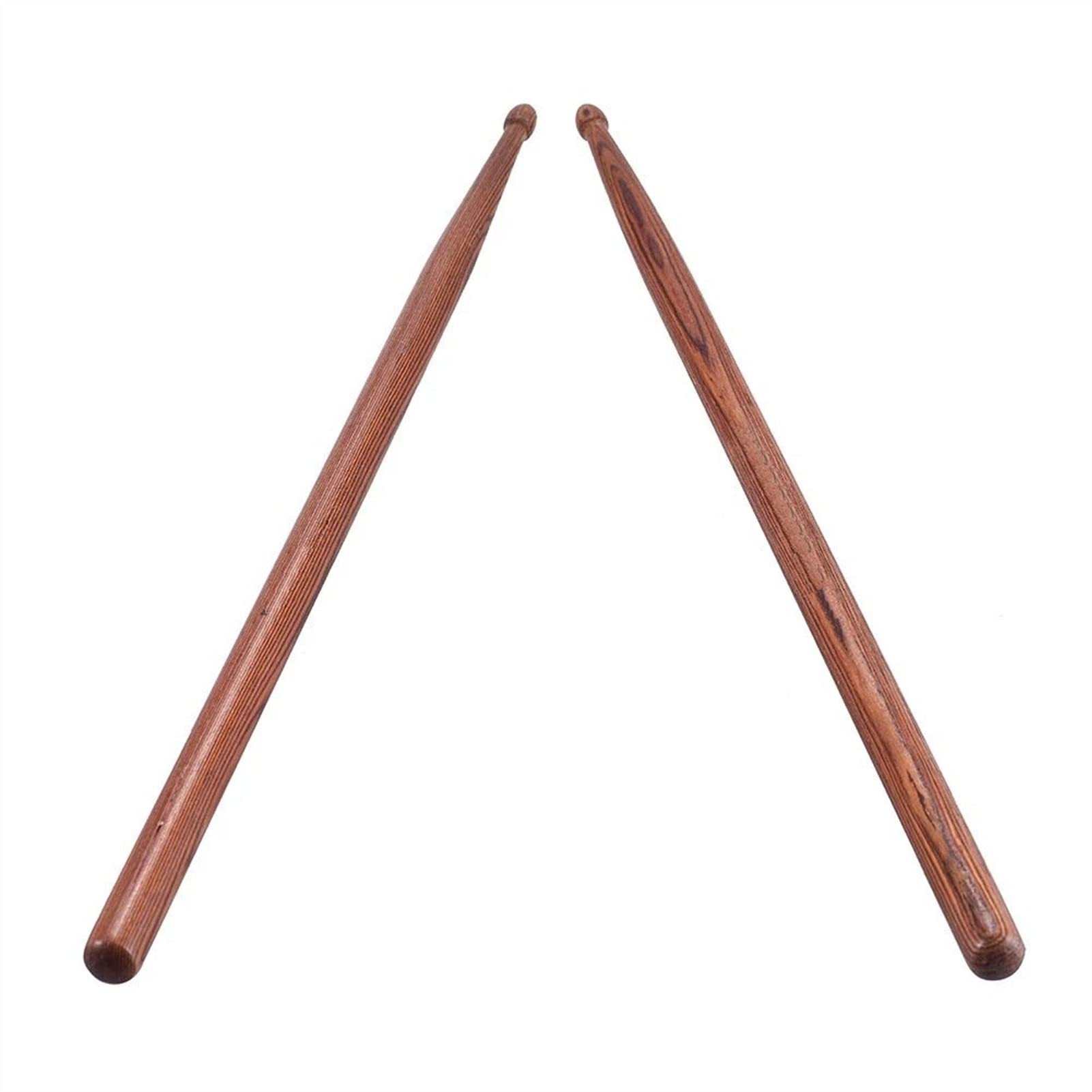 Dorosłych Pałki perkusyjne 1 Pary Drumsticks Drewniane Patyki Mahoniowe Z Drewna Bębna Z Drzew Róży (Color : 5A)